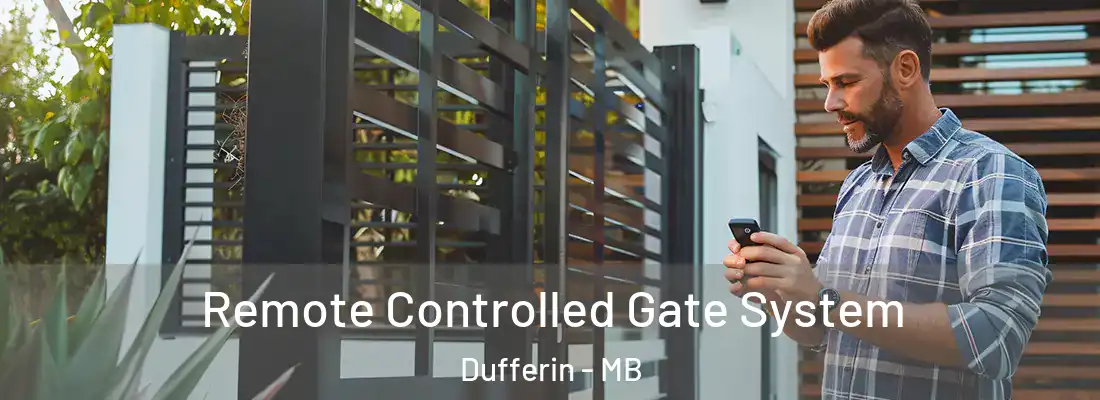  Remote Controlled Gate System Dufferin - MB