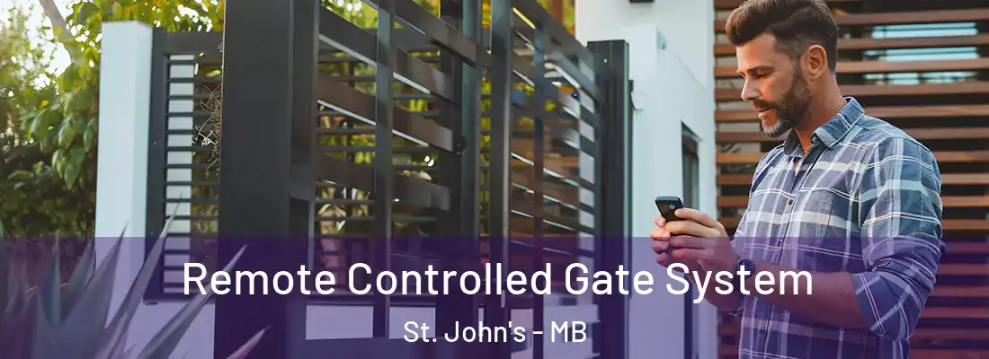  Remote Controlled Gate System St. John's - MB