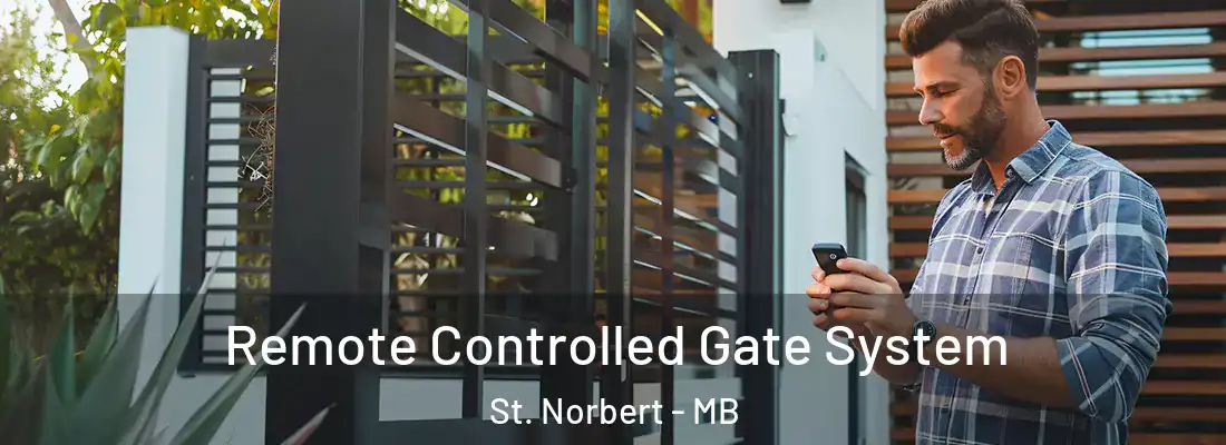  Remote Controlled Gate System St. Norbert - MB