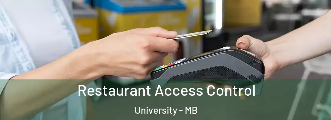  Restaurant Access Control University - MB