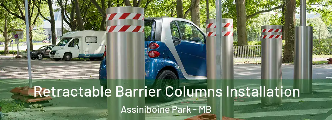  Retractable Barrier Columns Installation Assiniboine Park - MB