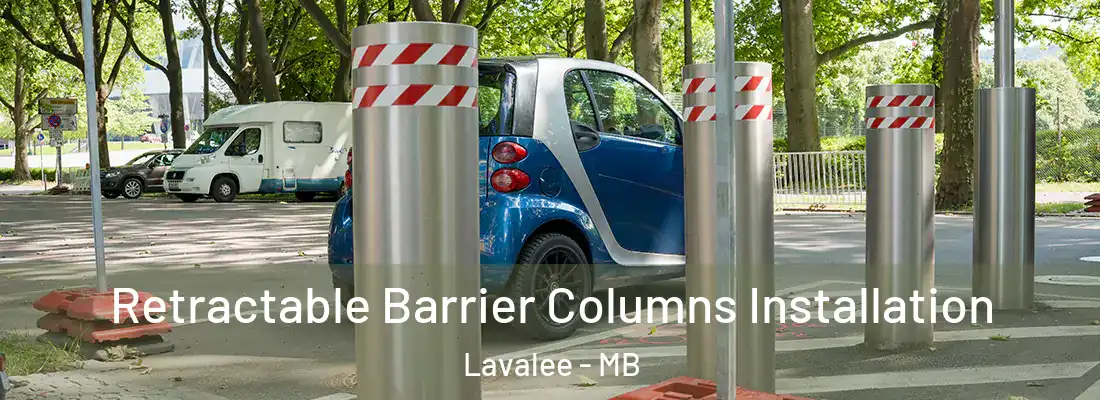  Retractable Barrier Columns Installation Lavalee - MB