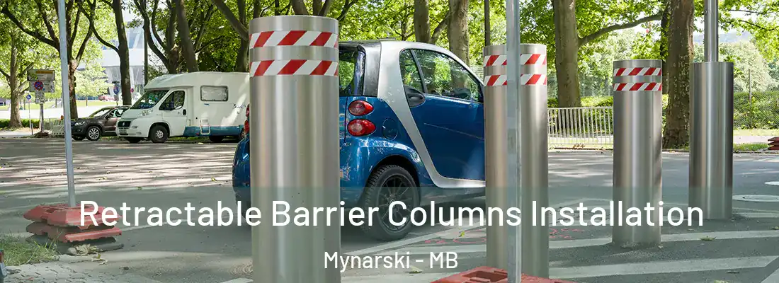  Retractable Barrier Columns Installation Mynarski - MB