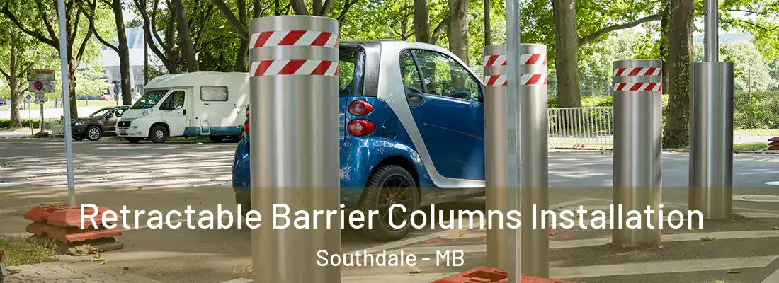  Retractable Barrier Columns Installation Southdale - MB