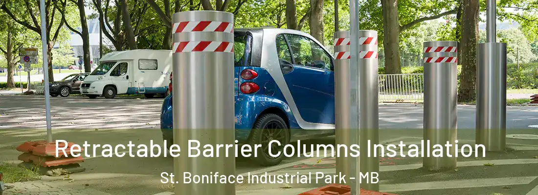  Retractable Barrier Columns Installation St. Boniface Industrial Park - MB