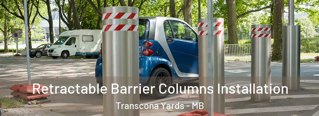 Retractable Barrier Columns Installation Transcona Yards - MB