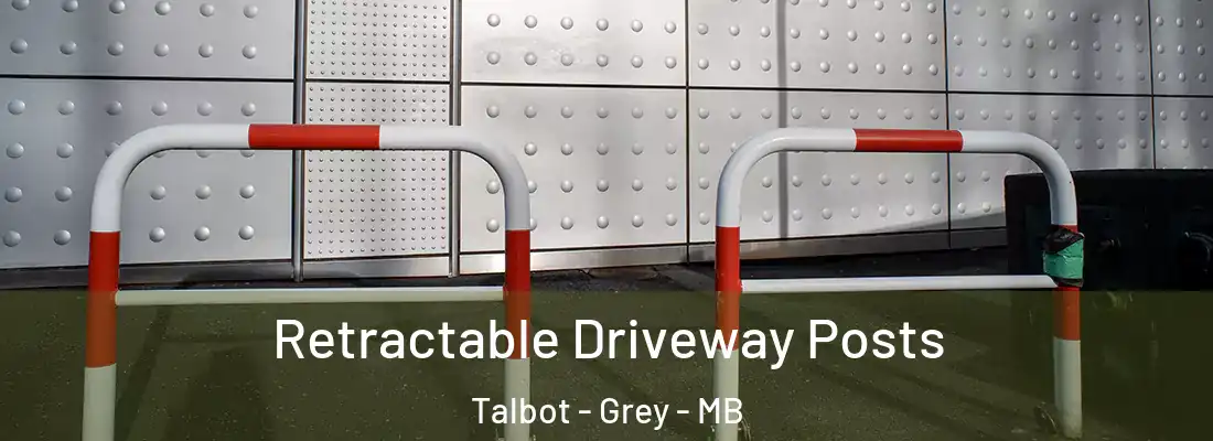  Retractable Driveway Posts Talbot - Grey - MB