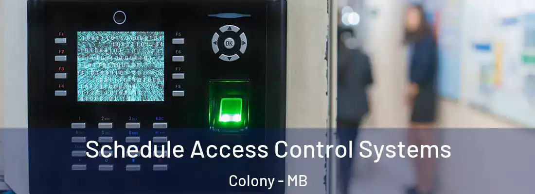  Schedule Access Control Systems Colony - MB