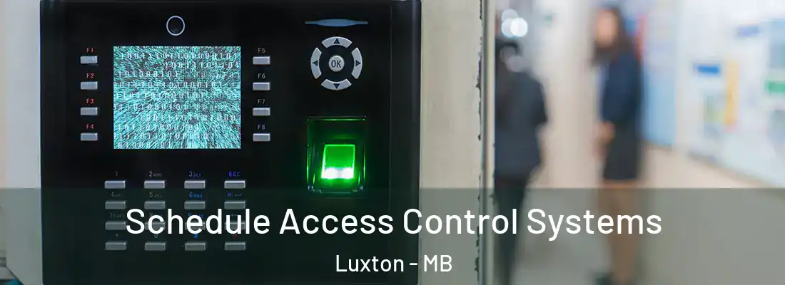  Schedule Access Control Systems Luxton - MB