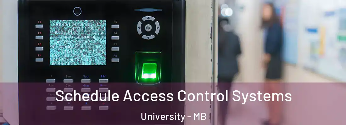  Schedule Access Control Systems University - MB
