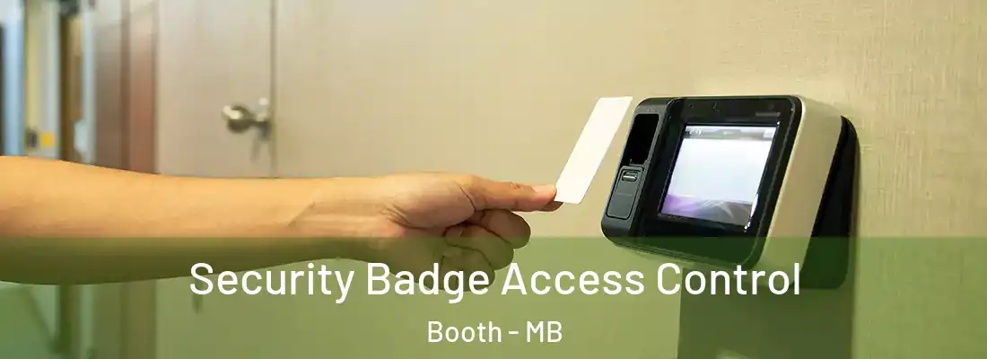  Security Badge Access Control Booth - MB