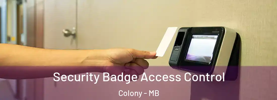  Security Badge Access Control Colony - MB