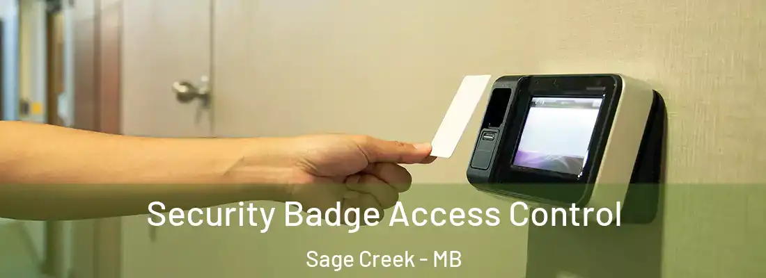  Security Badge Access Control Sage Creek - MB