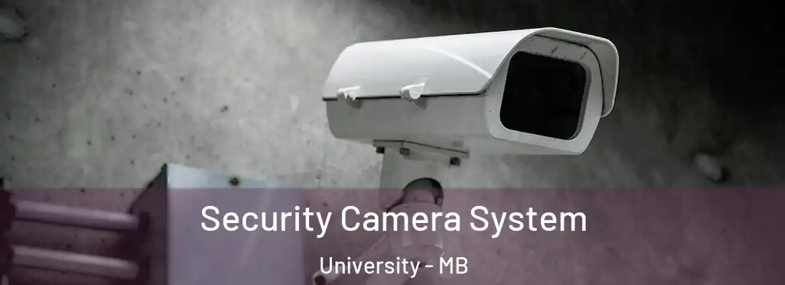  Security Camera System University - MB