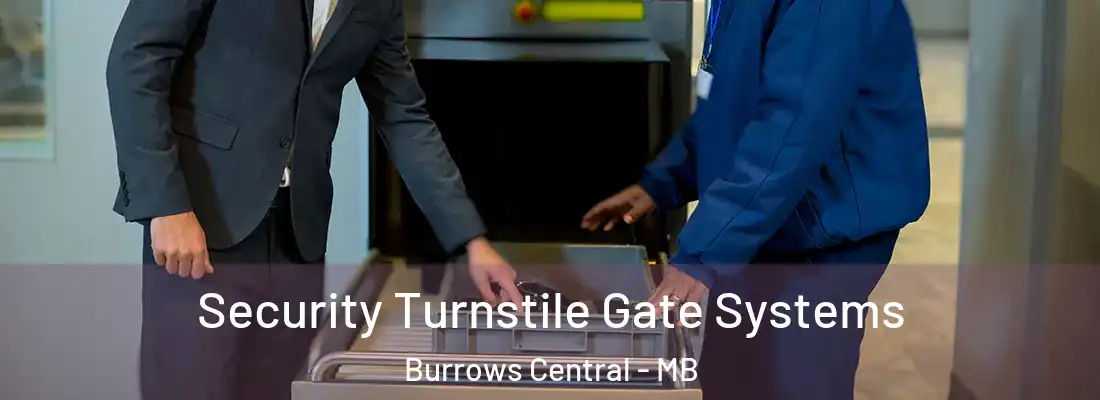  Security Turnstile Gate Systems Burrows Central - MB