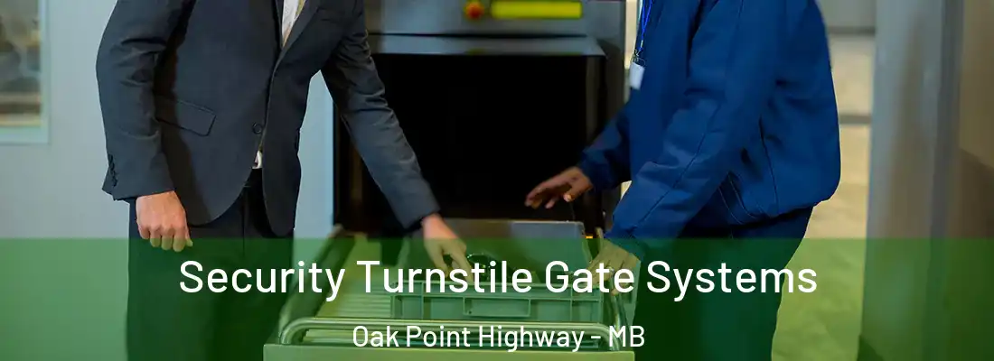  Security Turnstile Gate Systems Oak Point Highway - MB