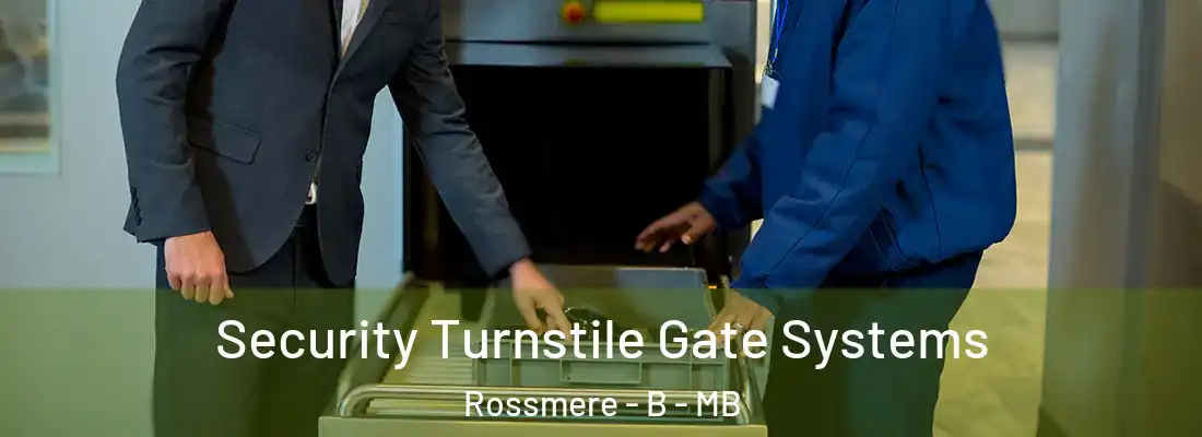  Security Turnstile Gate Systems Rossmere - B - MB