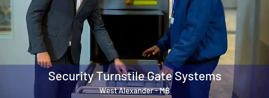  Security Turnstile Gate Systems West Alexander - MB