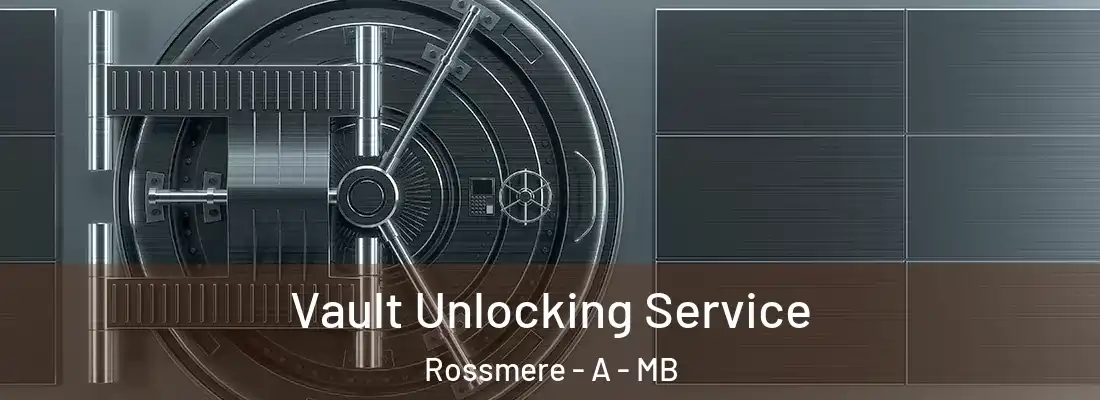  Vault Unlocking Service Rossmere - A - MB