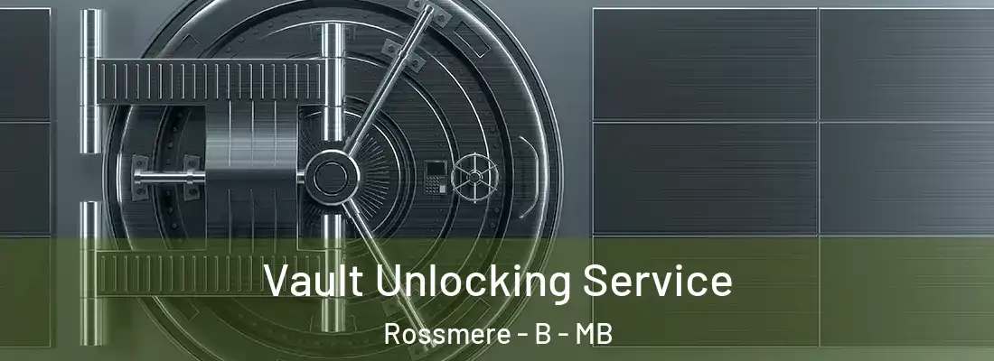  Vault Unlocking Service Rossmere - B - MB