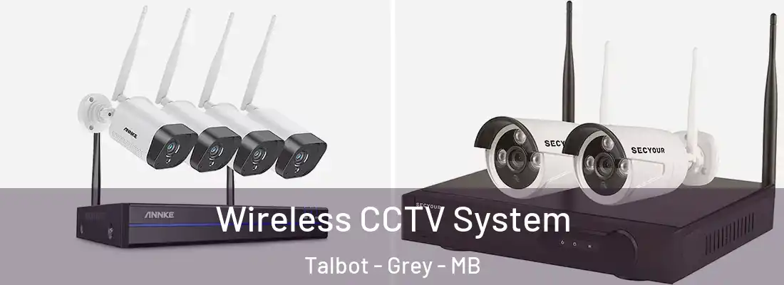  Wireless CCTV System Talbot - Grey - MB