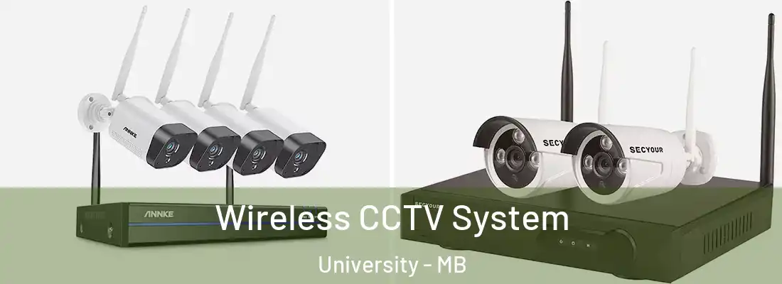  Wireless CCTV System University - MB